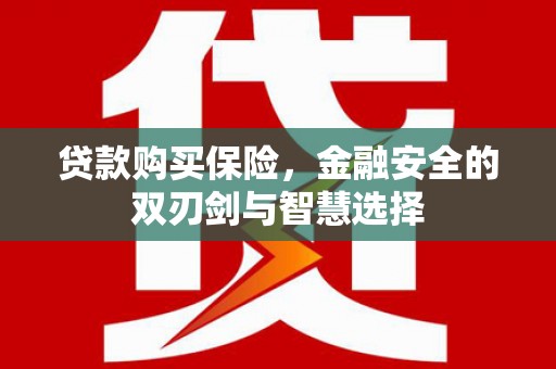 红岗贷款购买保险，金融安全的双刃剑与智慧选择