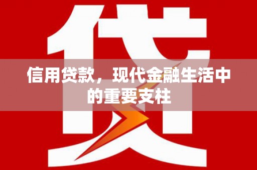 红岗信用贷款，现代金融生活中的重要支柱