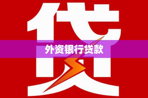 红岗外资银行贷款