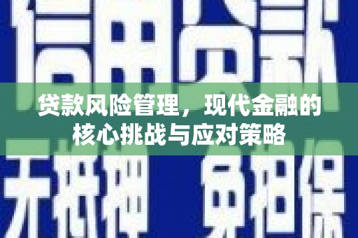 红岗贷款风险管理，现代金融的核心挑战与应对策略