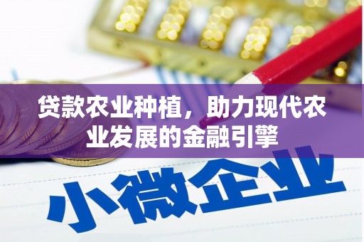 红岗贷款农业种植，助力现代农业发展的金融引擎