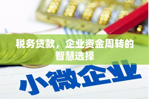 红岗税务贷款，企业资金周转的智慧选择