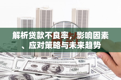 红岗解析贷款不良率，影响因素、应对策略与未来趋势