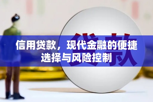 红岗信用贷款，现代金融的便捷选择与风险控制