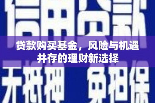 红岗贷款购买基金，风险与机遇并存的理财新选择