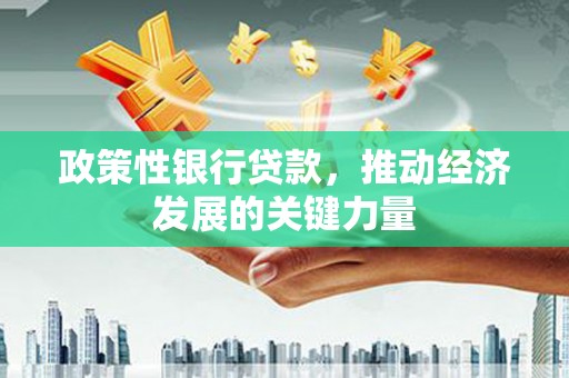 红岗政策性银行贷款，推动经济发展的关键力量
