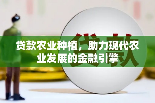 红岗贷款农业种植，助力现代农业发展的金融引擎