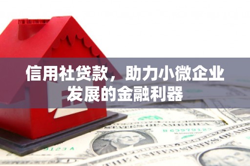 红岗信用社贷款，助力小微企业发展的金融利器