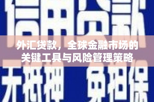 红岗外汇贷款，全球金融市场的关键工具与风险管理策略