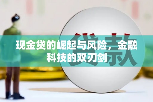 红岗现金贷的崛起与风险，金融科技的双刃剑