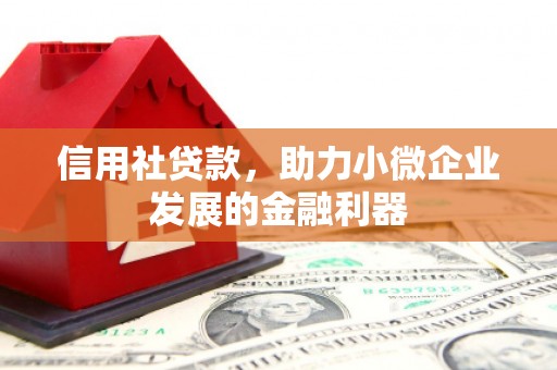 红岗信用社贷款，助力小微企业发展的金融利器