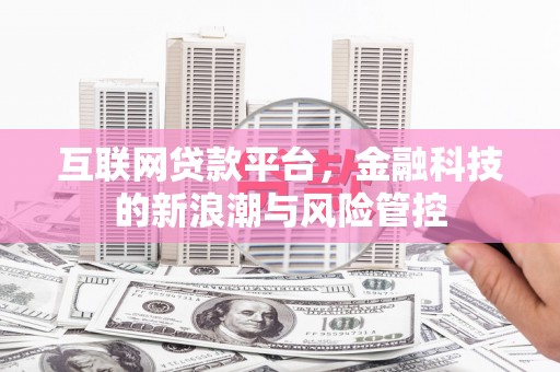 红岗互联网贷款平台，金融科技的新浪潮与风险管控