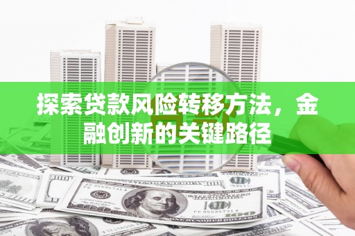 红岗探索贷款风险转移方法，金融创新的关键路径