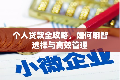 红岗个人贷款全攻略，如何明智选择与高效管理