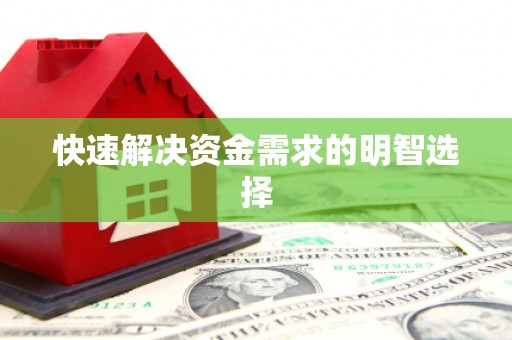 红岗快速解决资金需求的明智选择