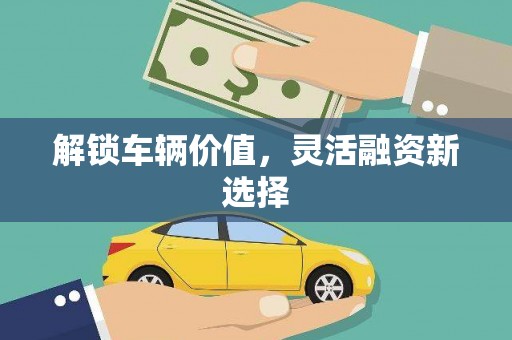 红岗解锁车辆价值，灵活融资新选择